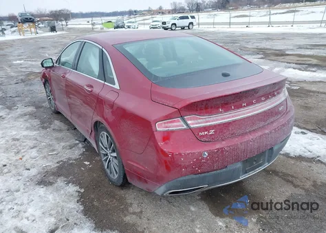 2017 Lincoln Mkz Premiere z USA, uszkodzony, nr VIN 3LN6L5A91HR649972